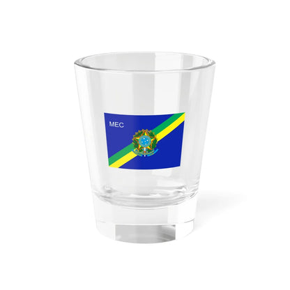 Ministerial flag Brazil Ministry of Education (Brazil) Shot Glass 1.5oz 1.5oz - Go Mug Yourself