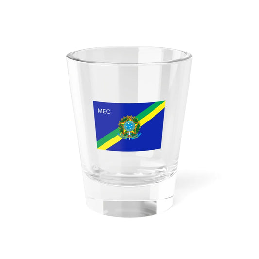 Ministerial flag Brazil Ministry of Education (Brazil) Shot Glass 1.5oz 1.5oz - Go Mug Yourself