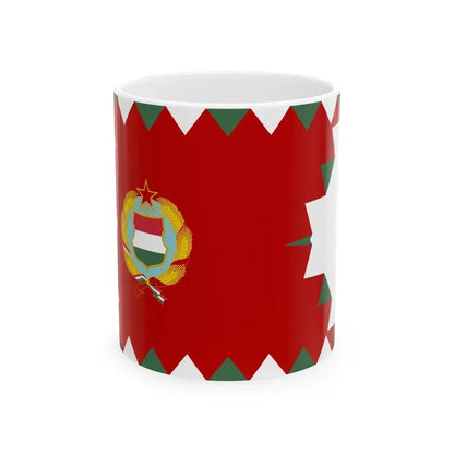 Ministerial Pennant of Hungary 1957-1991 (Hungary) White Coffee Mug 11oz - Go Mug Yourself