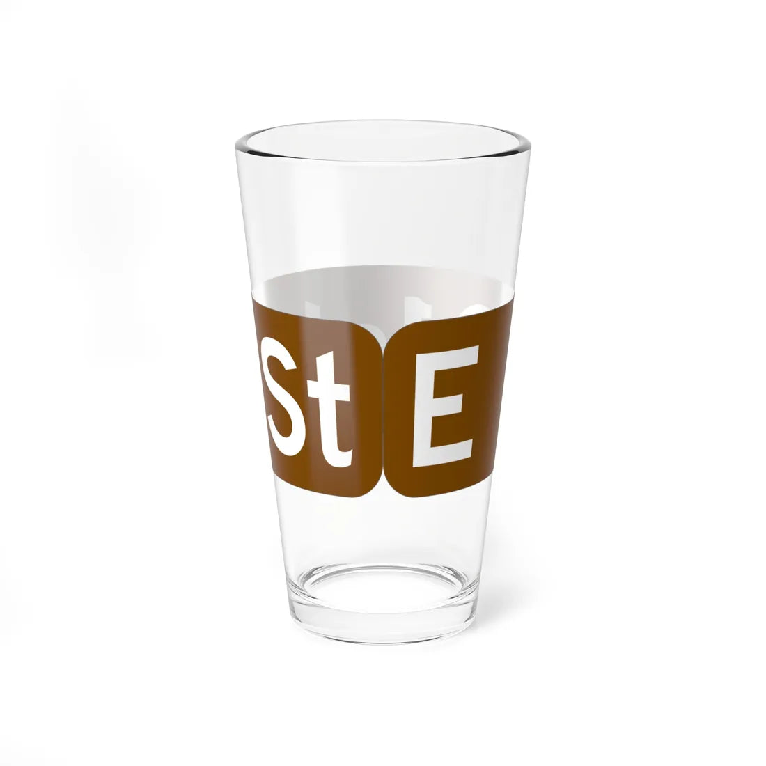 Minneapolis East-West Street Sign (Minnesota) (Road Sign) Pint Glass 16oz - Go Mug Yourself