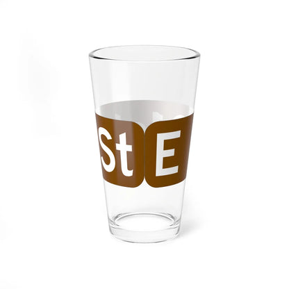 Minneapolis East-West Street Sign (Minnesota) (Road Sign) Pint Glass 16oz - Go Mug Yourself