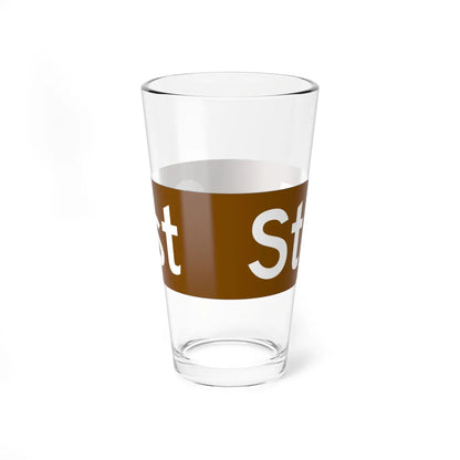 Minneapolis East-West Street Sign (Minnesota) (Road Sign) Pint Glass 16oz - Go Mug Yourself