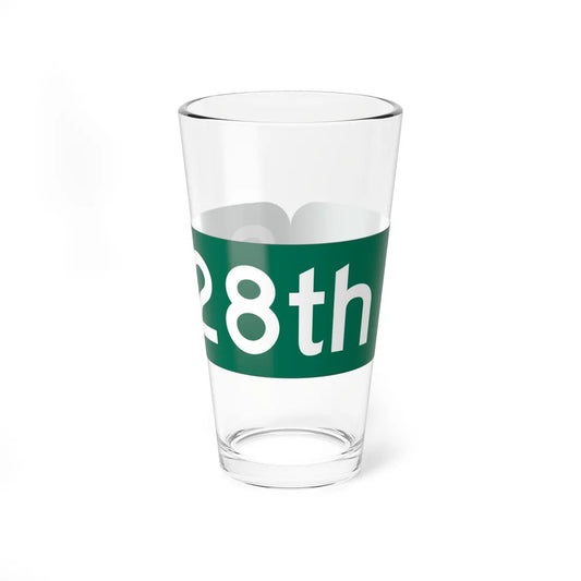 Minneapolis North-South Street Sign (Minnesota) (Road Sign) Pint Glass 16oz 16oz - Go Mug Yourself