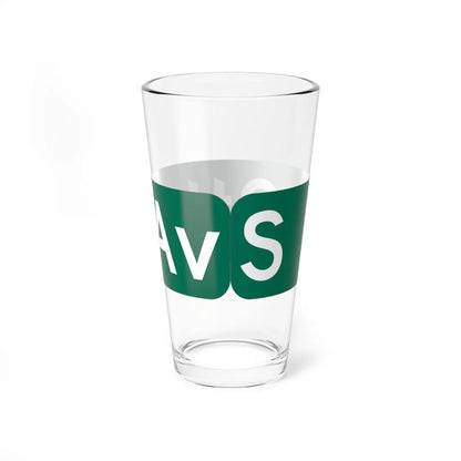Minneapolis North-South Street Sign (Minnesota) (Road Sign) Pint Glass 16oz - Go Mug Yourself