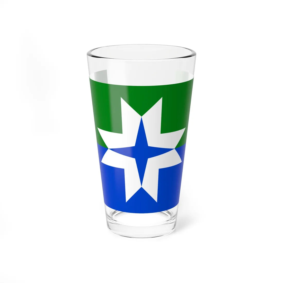 Minnesota flag submission F1154 (United States) Pint Glass 16oz 16oz - Go Mug Yourself
