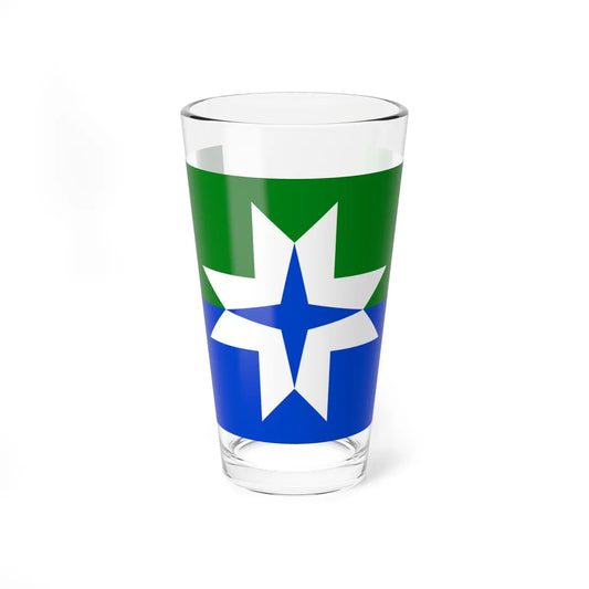 Minnesota flag submission F1154 (United States) Pint Glass 16oz 16oz - Go Mug Yourself