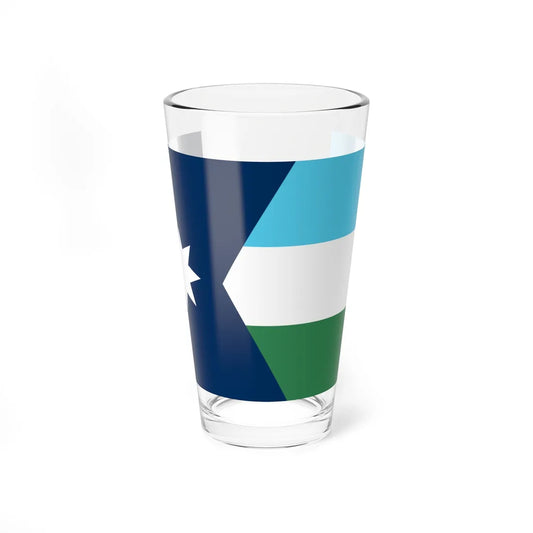 Minnesota flag submission F1953 - B2 (United States) Pint Glass 16oz 16oz - Go Mug Yourself