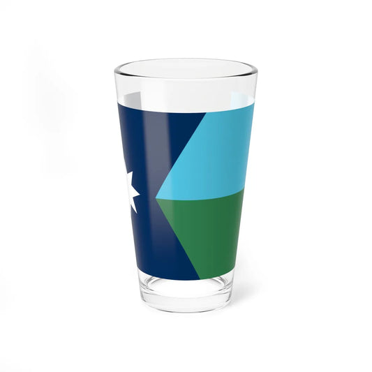 Minnesota flag submission F1953 - D2 (United States) Pint Glass 16oz 16oz - Go Mug Yourself