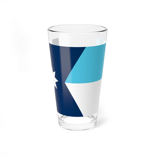 Minnesota flag submission F1953 - E2 (United States) Pint Glass 16oz 16oz - Go Mug Yourself