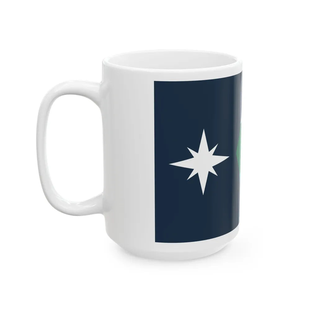 Minnesota flag submission F1953 (United States) White Coffee Mug - Go Mug Yourself