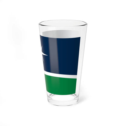 Minnesota flag submission F2100 (United States) Pint Glass 16oz - Go Mug Yourself