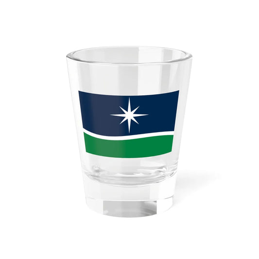 Minnesota flag submission F2100 (United States) Shot Glass 1.5oz 1.5oz - Go Mug Yourself