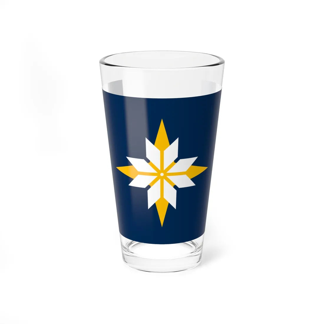 Minnesota flag submission F29 (United States) Pint Glass 16oz 16oz - Go Mug Yourself