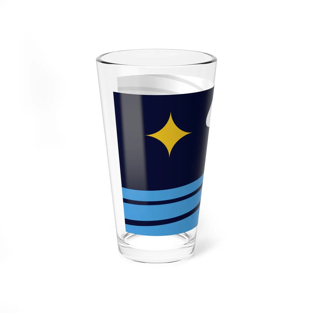 Minnesota flag submission F944 (United States) Pint Glass 16oz - Go Mug Yourself