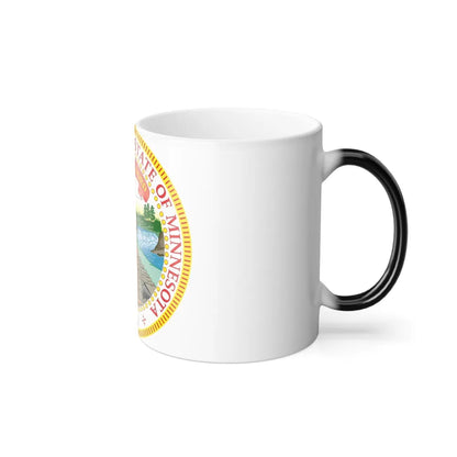 Minnesota State Seal - Color Changing Mug 11oz-Go Mug Yourself