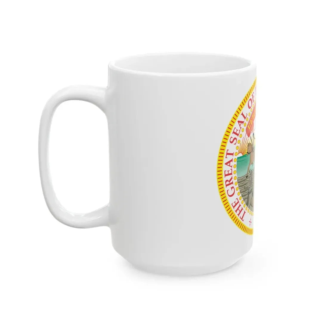 Minnesota State Seal - White Coffee Mug - Go Mug Yourself