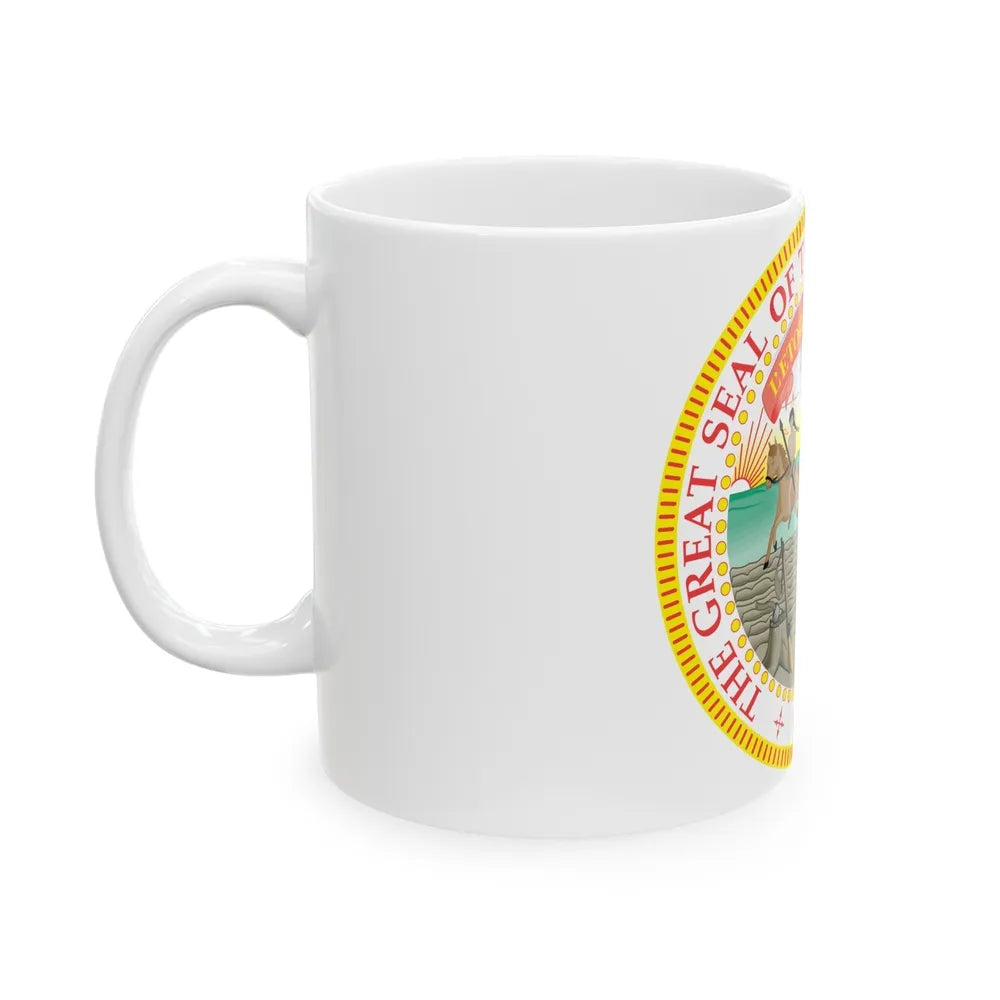 Minnesota State Seal - White Coffee Mug-Go Mug Yourself