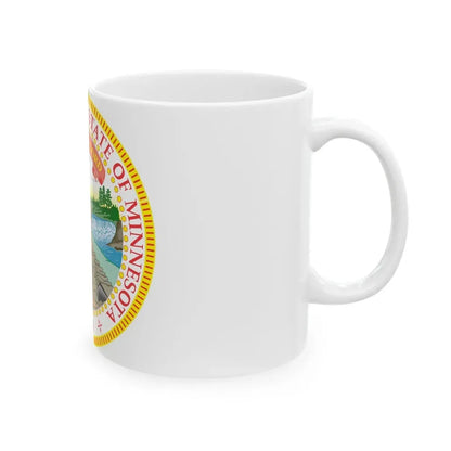 Minnesota State Seal - White Coffee Mug - Go Mug Yourself