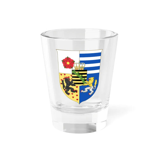 Minor Shield of Saxe-Altenburg (Germany) (Coat of Arms) Shot Glass 1.5oz 1.5oz - Go Mug Yourself