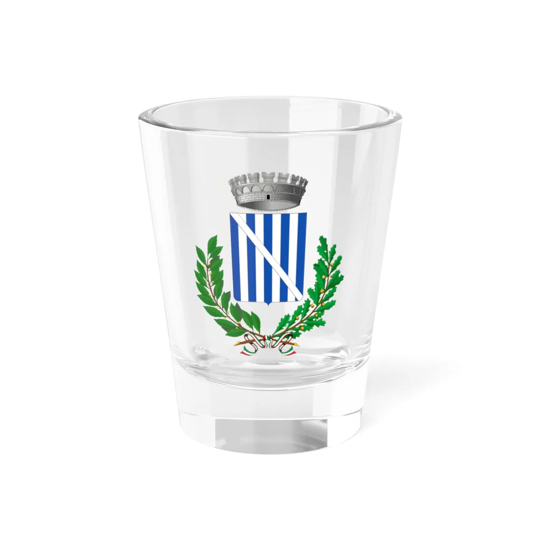 Mirabella Imbaccari-Stemma (Italy) (Coat of Arms) Shot Glass 1.5oz 1.5oz - Go Mug Yourself