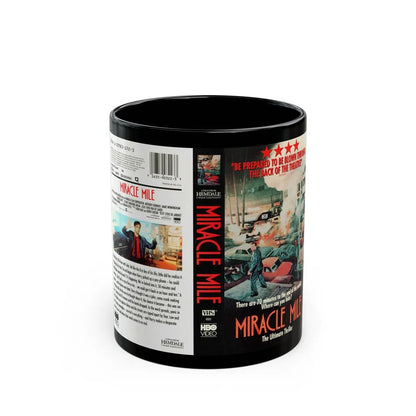 MIRACLE MILE (VHS COVER) - Black Coffee Mug-11oz-Go Mug Yourself