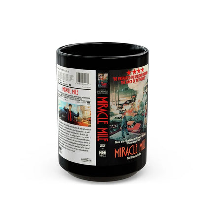 MIRACLE MILE (VHS COVER) - Black Coffee Mug-15oz-Go Mug Yourself