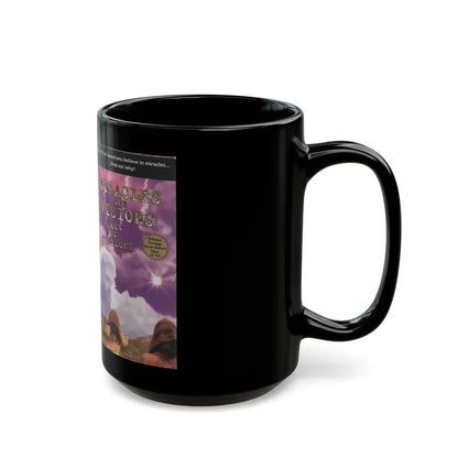 MIRACLES AND VISIONS FACT OR FICTION (VHS COVER) - Black Coffee Mug - Go Mug Yourself