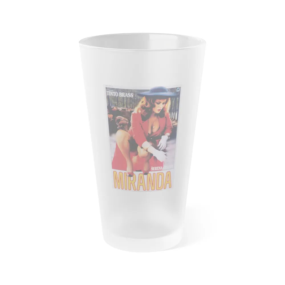 MIRANDA 1985 Movie Poster - Frosted Pint Glass 16oz-16oz-Frosted-Go Mug Yourself