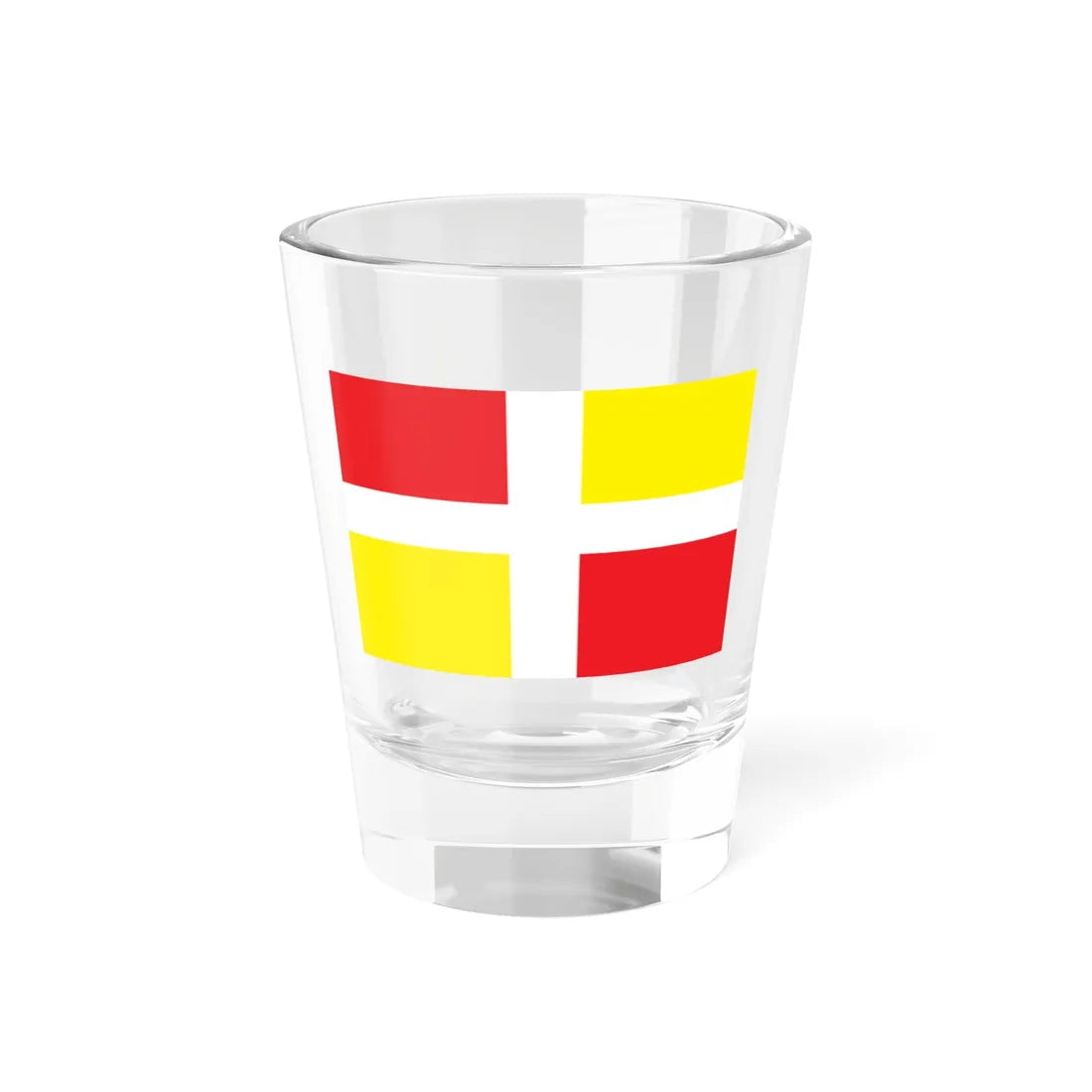 Mirandese flag (Portugal) Shot Glass 1.5oz 1.5oz - Go Mug Yourself