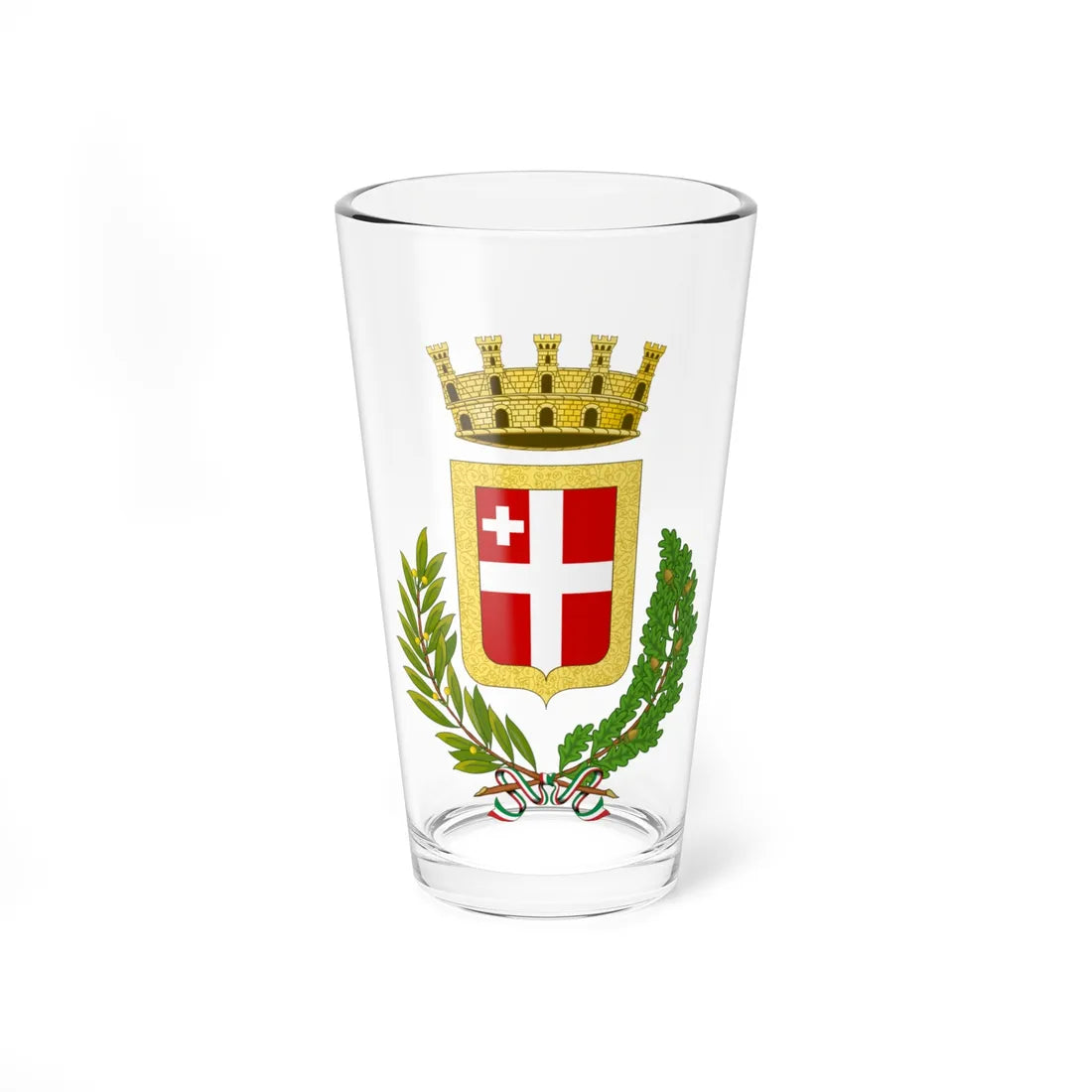 Mirano-Stemma (Italy) (Coat of Arms) Pint Glass 16oz 16oz - Go Mug Yourself