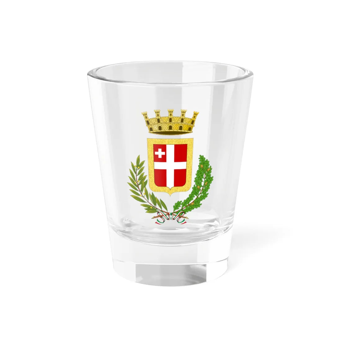 Mirano-Stemma (Italy) (Coat of Arms) Shot Glass 1.5oz 1.5oz - Go Mug Yourself