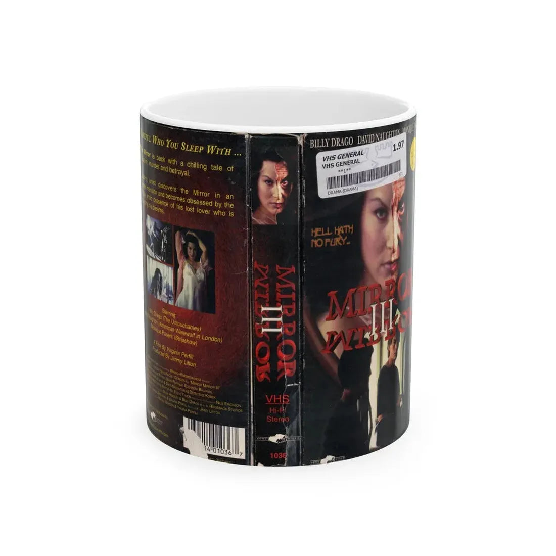 MIRROR MIRROR 3 (VHS COVER) - White Coffee Mug 11oz - Go Mug Yourself