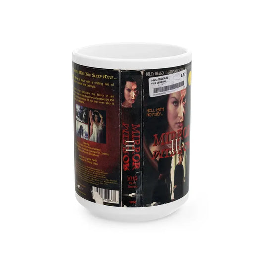 MIRROR MIRROR 3 (VHS COVER) - White Coffee Mug 15oz - Go Mug Yourself