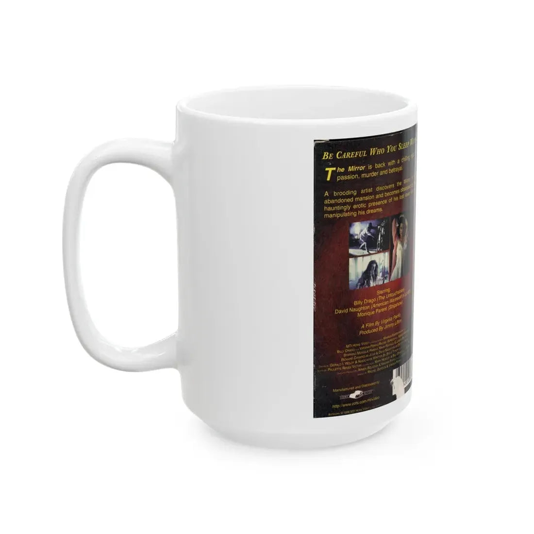 MIRROR MIRROR 3 (VHS COVER) - White Coffee Mug - Go Mug Yourself