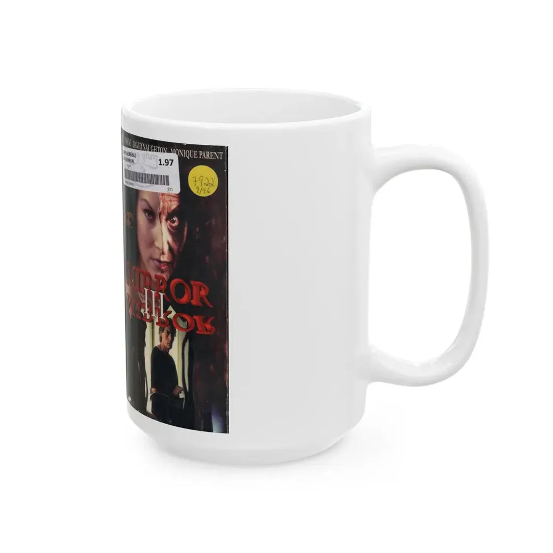 MIRROR MIRROR 3 (VHS COVER) - White Coffee Mug - Go Mug Yourself