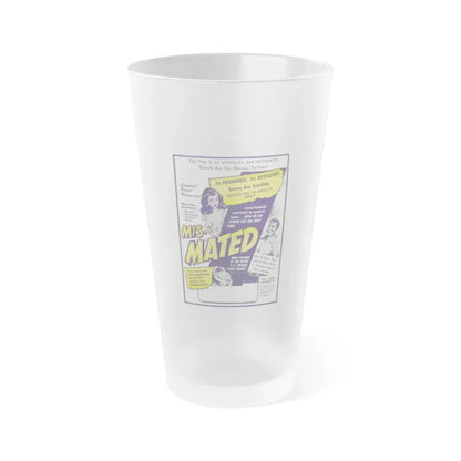 MIS-MATED 1952 Movie Poster - Frosted Pint Glass 16oz 16oz Frosted - Go Mug Yourself
