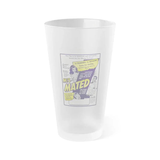 MIS-MATED 1952 Movie Poster - Frosted Pint Glass 16oz 16oz Frosted - Go Mug Yourself