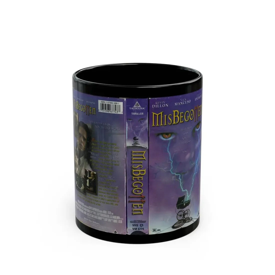 MISBEGOTTEN (VHS COVER) - Black Coffee Mug 11oz - Go Mug Yourself
