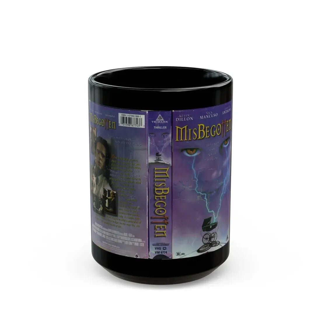 MISBEGOTTEN (VHS COVER) - Black Coffee Mug 15oz - Go Mug Yourself