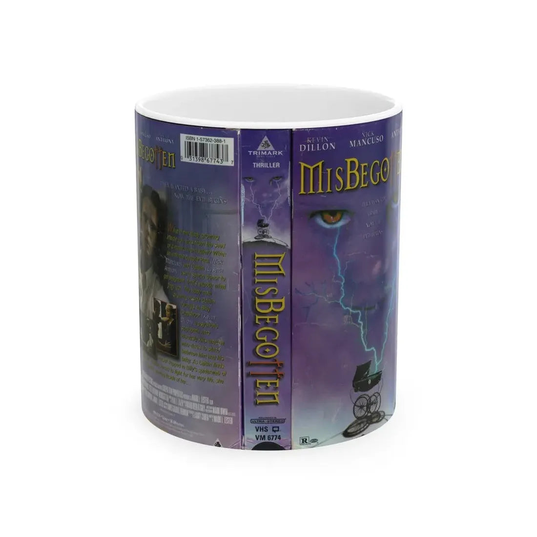 MISBEGOTTEN (VHS COVER) - White Coffee Mug 11oz - Go Mug Yourself