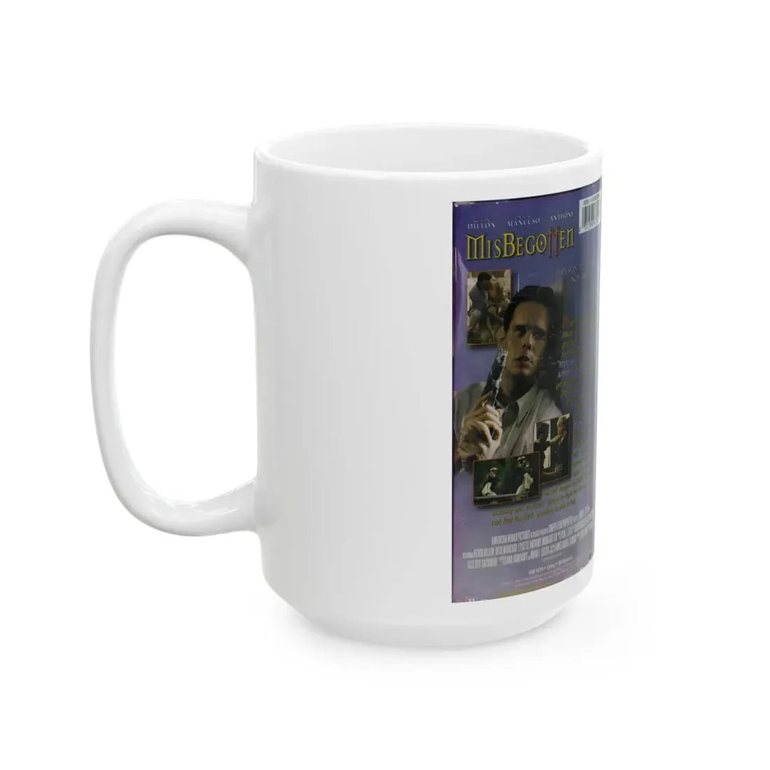 MISBEGOTTEN (VHS COVER) - White Coffee Mug - Go Mug Yourself