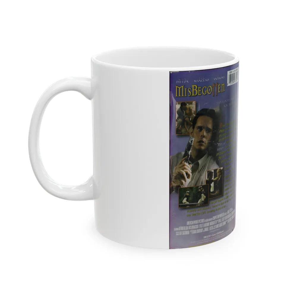 MISBEGOTTEN (VHS COVER) - White Coffee Mug-Go Mug Yourself