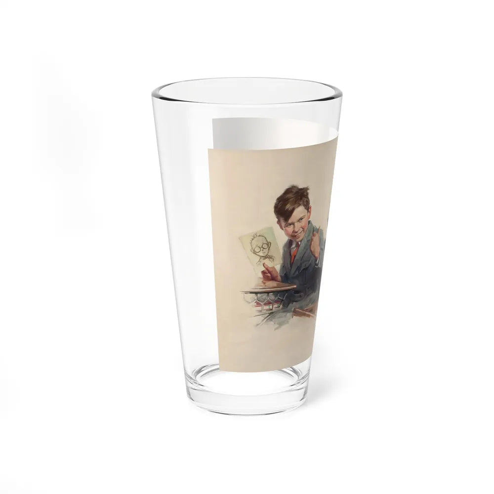 Misbehaving, Cream of Wheat Advertisement, 1925 (Magazine Illustration) Pint Glass 16oz-Go Mug Yourself