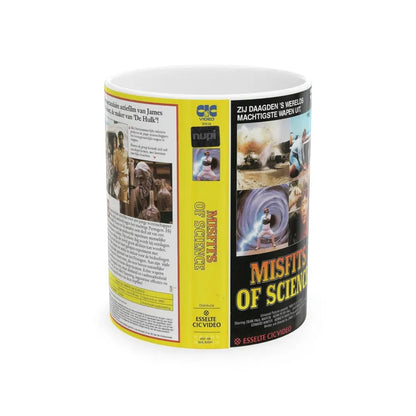 MISFITS OF SCIENCE (VHS COVER) - White Coffee Mug 11oz - Go Mug Yourself