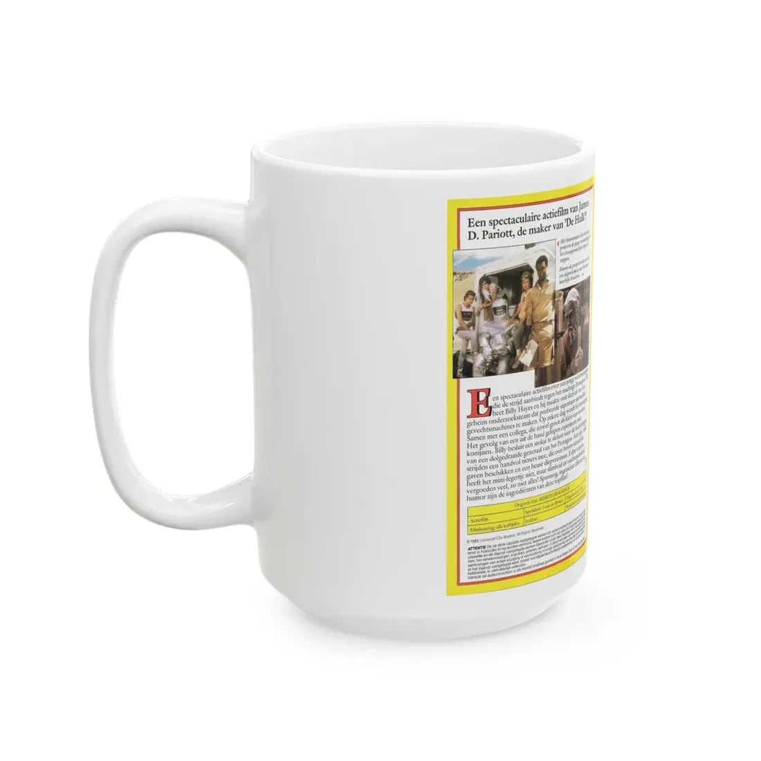 MISFITS OF SCIENCE (VHS COVER) - White Coffee Mug - Go Mug Yourself