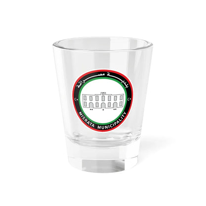 MISRATA MUNICIPALITY logo (Libya) (Coat of Arms) Shot Glass 1.5oz 1.5oz - Go Mug Yourself