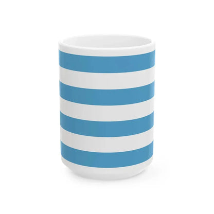 Misreported Merchant Ensign of San Marino modern colours (San Marino) White Coffee Mug 15oz - Go Mug Yourself