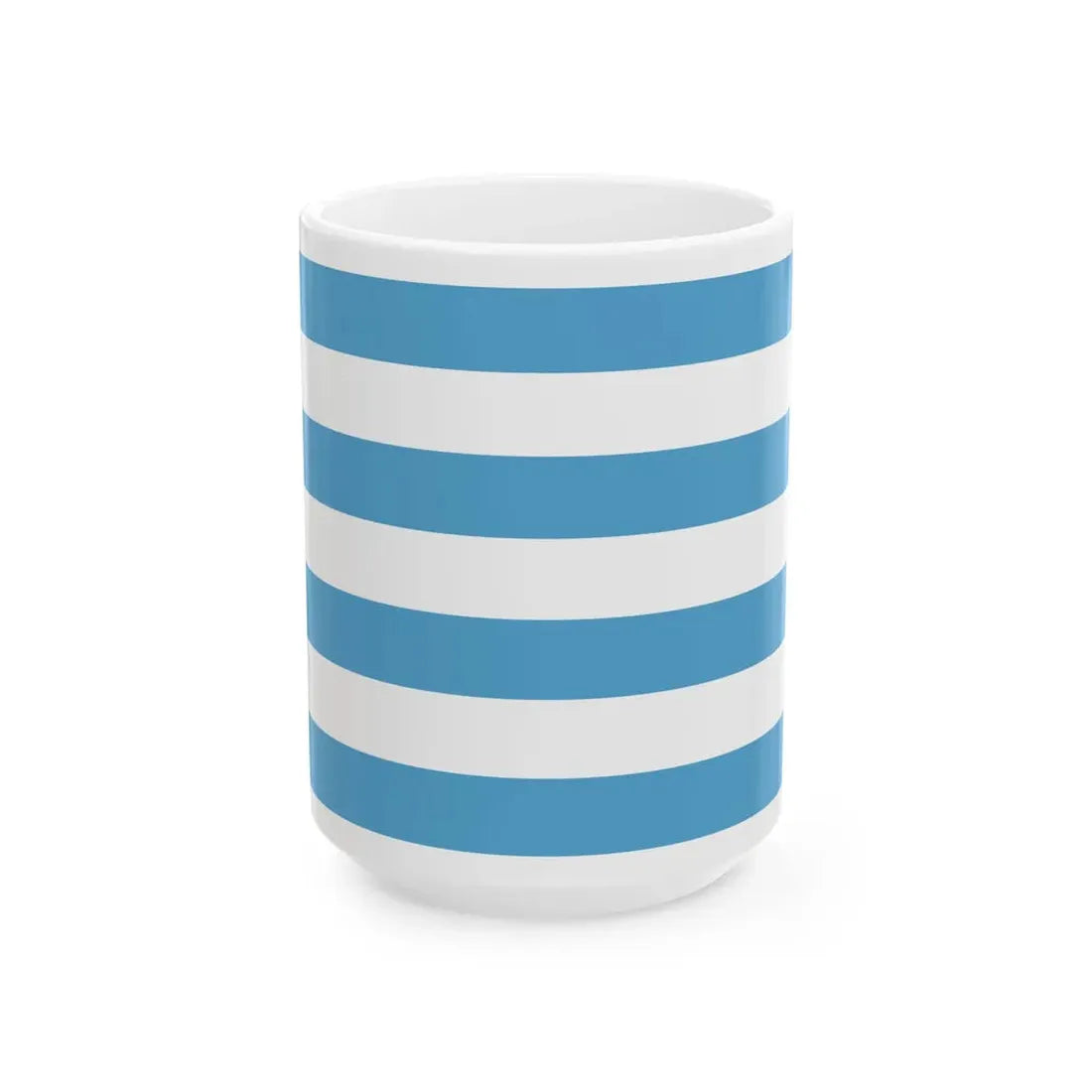 Misreported Merchant Ensign of San Marino modern colours (San Marino) White Coffee Mug 15oz - Go Mug Yourself