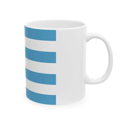 Misreported Merchant Ensign of San Marino modern colours (San Marino) White Coffee Mug - Go Mug Yourself