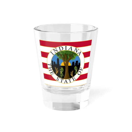 Miss Gladding Indiana State Flag Proposal (India) Shot Glass 1.5oz 1.5oz - Go Mug Yourself